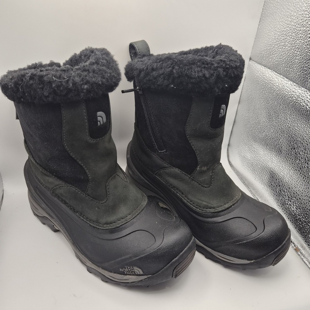 The North Face Primaloft Waterproof Winter Snow Boots Black Women's 6.5
